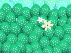 Zielone, Jajeczka, Kwiatki, Święta, Wielkanoc