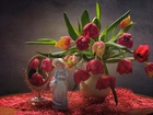 Kompozycja, Kwiaty, Tulipany