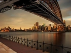 Australia, Sydney, Zatoka Port Jackson, Most Sydney Harbour Bridge, Sydney Opera House