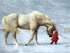 Boże Narodzenie,koń