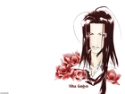 Saiyuki, kwiaty, człowiek