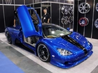 Niebieski, SSC Ultimate Aero TT, Super, Samochód