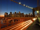 Most, Bruklinski, Światła, Noc