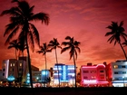 Floryda, Miami, Hotele, Neony