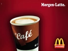 Kawa, Latte, Kubek, Logo, McDonalda