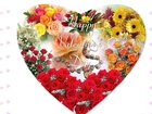 Serce, Kwiatki, Walentynki