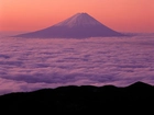 Wulkan, Fuji, Chmury