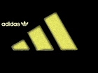 Logo, Adidas, Żółte, Paski