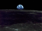 Widok, Ziemi, Księżyc