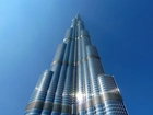 Dubaj, Burj Khalifa, Spojrzenie, W, Niebo