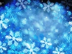Niebieskie, Tło, Płatki, Śniegu