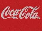 Logo, Coca, Coli, Biały, Napis, Czerwone, Tło
