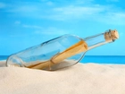 Butelka, List, Plaża