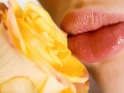 Usta, Kobiety, Żółta, Róża