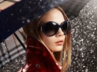 Kobieta, Okulary, Parasol