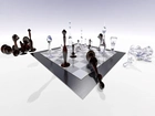 3D, Wektorowa,szachy, szachownica