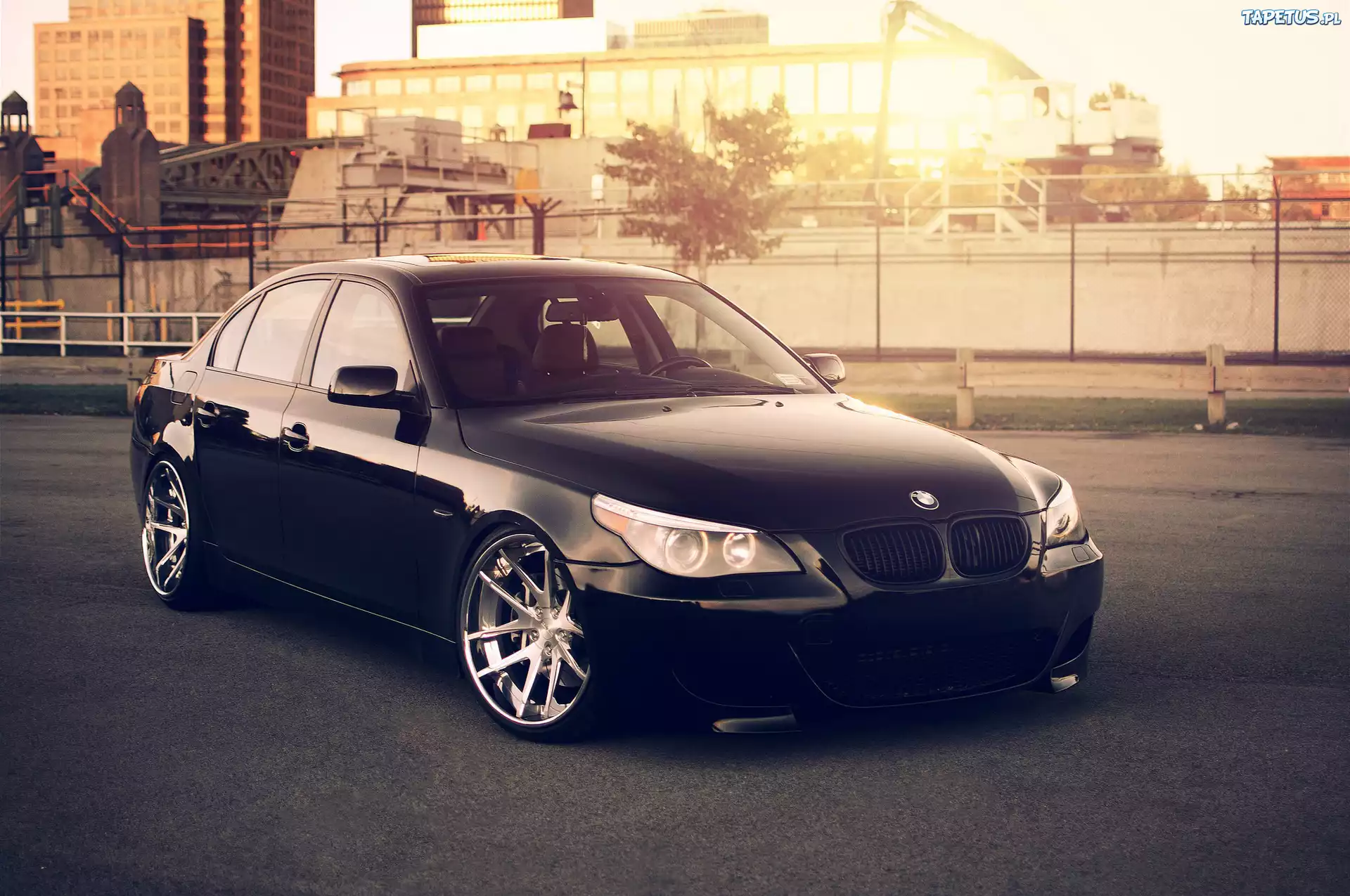 Czarne, BMW 5, Felgi