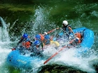 Rafting,spływ, rzeka, wiosła , ponton ,fale