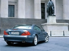 Mercedes, SL, niebieski Metalik