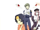 Rahxephon, ludzie, oczy, police