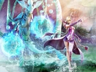 Aion The Tower Of Eternity, Kobieta, Magia, Smok