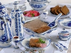 Chińska, Porcelana, Zastawa, Galareta