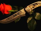 Róża, Nóż