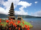 Indonezja, Świątynia, Ulun, Danu, Jezioro, Bratan, Bali