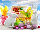 Zajączki, Wielkanocne, Jajeczka, Prezenty