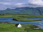 Łąki, Domek, Góry, Wybrzeże, Szkocja