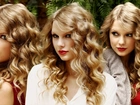 Taylor Swift, Długie, Kręcone, Blond, Włosy