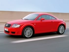 Czerwone, Audi TT, Pustynia