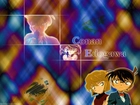 Detective Conan, okulary, marynarka, pistolet