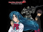 karabin, robot, Full Metal Panic, kobieta, facet