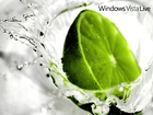 Windows Vista, microsoft, limonka, woda