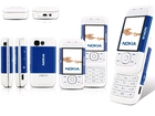 Nokia 5200, Niebieska, Biała