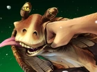 Jar Jar Binks, Pięść