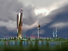 Kuwejt, Al Hamra Tower, Chmury