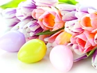 Tulipany, Wielkanocne, Jajeczka