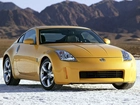 Nissan 350Z Coupe, Żółty, Góry