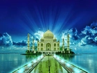 Światło, Taj Mahal