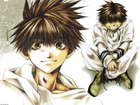 Saiyuki, człowiek, oczy