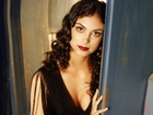 Brunetka, Morena Baccarin, Czerwone, Usta