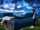 Emma Watson, Góry, Chmury, Woda