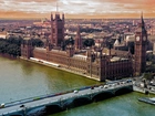 Londyn, Big Ben, Most, Panorama, Miasta