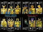 Saint Seiya, zodiak, ludzie, karty