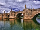 Alte Mainbrücke, Men, Bawaria, Niemcy