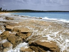 Morze, Plaża, Hiszpania, Puerto Rico, El Morro Fort