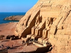 Egipt, Abu Simbel, Świątynia, Woda