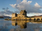 Szkocja, Eilean Donan, Most, Woda